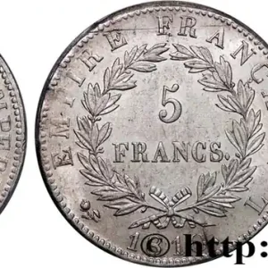 5 francs Napoléon empereur, Empire français 1810 Bayonne F.307/20 fmd_937221 Modernes Usine Directe