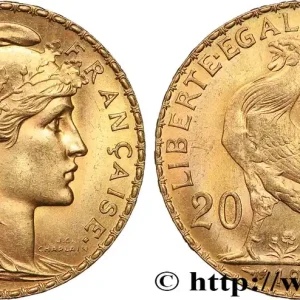 20 francs or Coq, Liberté Égalité Fraternité 1911 Paris F.535/5 fmd_626763 Modernes Offre Exclusive