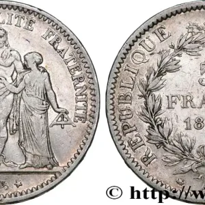 Paiement Sécurisé 5 francs Hercule 1875 Paris F.334/14 fmd_625454 Modernes