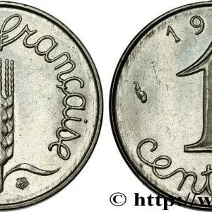 Authentique 1 centime Épi 1987 Pessac F.106/44 fmd_466981 Modernes