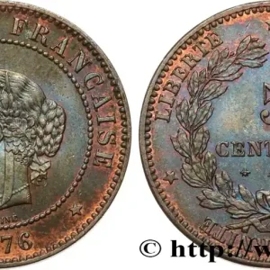5 centimes Cérès 1876 Paris F.118/13 fmd_587086 Modernes Prix Bas