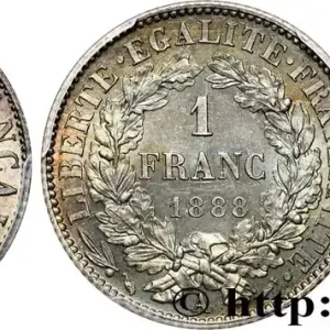 1 franc Cérès, IIIe République 1888 Paris F.216/10 fmd_621256 Modernes Seulement Aujourd’hui