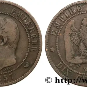 Nouvel Arrivage Dix centimes Napoléon III, tête nue 1857 Lille F.133/46 fmd_583732 Modernes