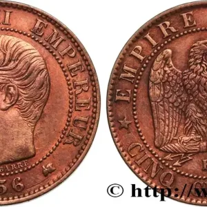 Cinq centimes Napoléon III, tête nue 1856 Bordeaux F.116/34 fmd_602566 Modernes Commande En Gros