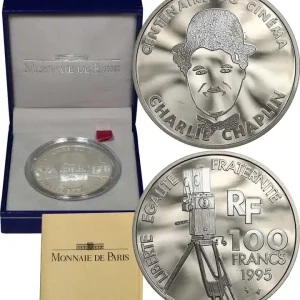 Belle Epreuve 100 francs - Charlie Chaplin 1995 F.1643 3 fmd_617853 Modernes Haute Qualité