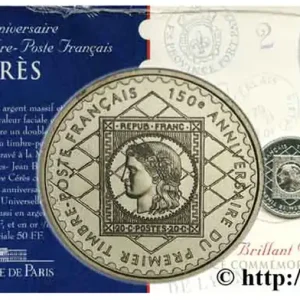 Top Vente Brillant Universel 1 franc Cérès, 150e anniversaire de la création du timbre-poste français 1999 F5.1005 1 fmd_618547 Modernes