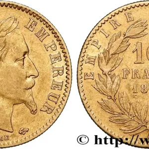 Satisfait Ou Remboursé 10 francs or Napoléon III, tête laurée 1865 Paris F.507A/9 fmd_619857 Modernes