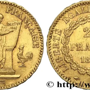 Usine Directe 20 francs or Génie, IIe République 1849 Paris F.528/2 fmd_620645 Modernes