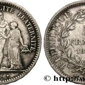 5 francs Hercule, IIe République 1848 Paris F.326/1 fmd_625444 Modernes Nouvelle Collection