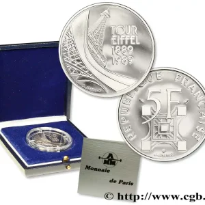 Belle Épreuve 5 francs Tour Eiffel 1989 Paris F.342/2 var. fmd_624939 Modernes Must-Have
