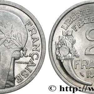2 francs Morlon, aluminium 1945 Beaumont-Le-Roger F.269/6 fmd_622807 Modernes Meilleur Choix