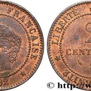Seulement Aujourd’hui 2 centimes Cérès 1892 Paris F.109/18 fmd_621423 Modernes