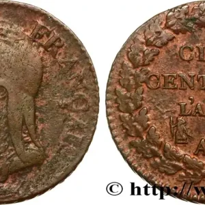 Cinq centimes Dupré, grand module 1800 Metz F.115/102 fmd_571639 Modernes Commander Maintenant