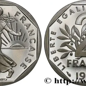 Garantie Incluse 2 francs Semeuse, nickel, BE (Belle Épreuve) 1993 Pessac F.272/19 var. fmd_669181 Modernes