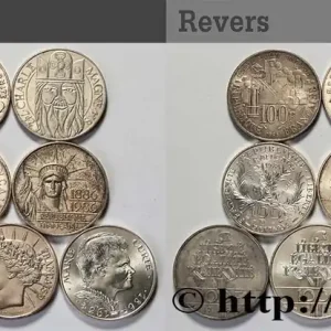 Lot de 10 pièces de 100 francs commémoratives - - F.-/ fmd_605776 Modernes Livraison Gratuite