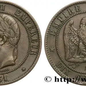 Dix centimes Napoléon III, tête laurée 1861 Paris F.134/4 fmd_597800 Modernes Haute Qualité
