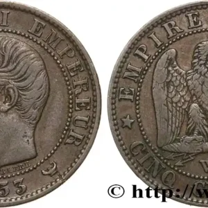 Cinq centimes Napoléon III, tête nue 1853 Lille F.116/7 fmd_595326 Modernes Retour Gratuit