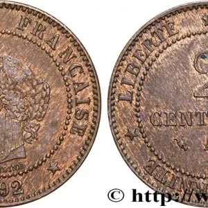 2 centimes Cérès 1892 Paris F.109/18 fmd_621422 Modernes Nouvel Arrivage