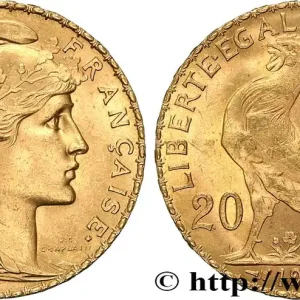20 francs or Coq, Liberté Égalité Fraternité 1912 Paris F.535/6 fmd_628311 Modernes Pas Cher