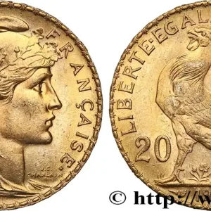 20 francs or Coq, Liberté Égalité Fraternité 1909 Paris F.535/3 fmd_626768 Modernes Haute Qualité