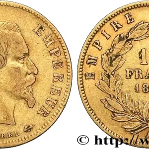 Fait Main 10 francs or Napoléon III, tête nue, grand module 1858 Paris F.506/5 fmd_627796 Modernes