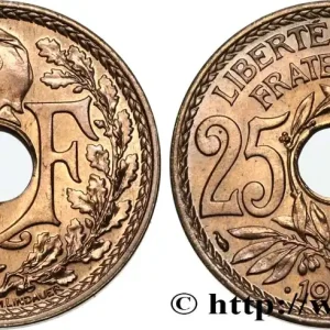 Commander Maintenant 25 centimes Lindauer, Maillechort 1939 F.172/3 fmd_501150 Modernes