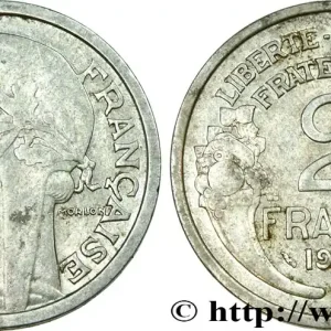 2 francs Morlon, aluminium 1945 Beaumont-Le-Roger F.269/6 fmd_535047 Modernes Marque