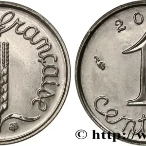 Original 1 centime Épi, BU (Brillant Universel) 2001 Pessac F.106/62 fmd_565020 Modernes