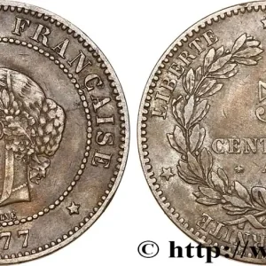Édition Limitée 5 centimes Cérès 1877 Paris F.118/15 fmd_583200 Modernes