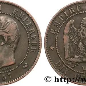 Dix centimes Napoléon III, tête nue 1857 Lille F.133/46 fmd_583724 Modernes Meilleur Choix