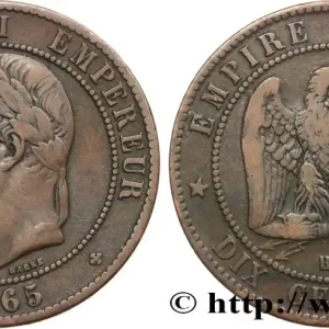 Usine Directe Dix Centimes Napoléon tête laurée 1865 Strasbourg F.134/17 fmd_586651 Modernes