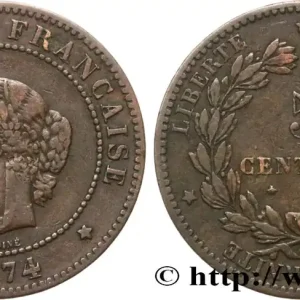 Nouvel Arrivage 5 centimes Cérès 1874 Paris F.118/9 fmd_587974 Modernes
